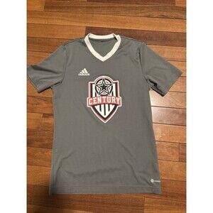 Adidas Century United Soccer Jersey Kids Size 10/12- Primegreen Aeroready Gray